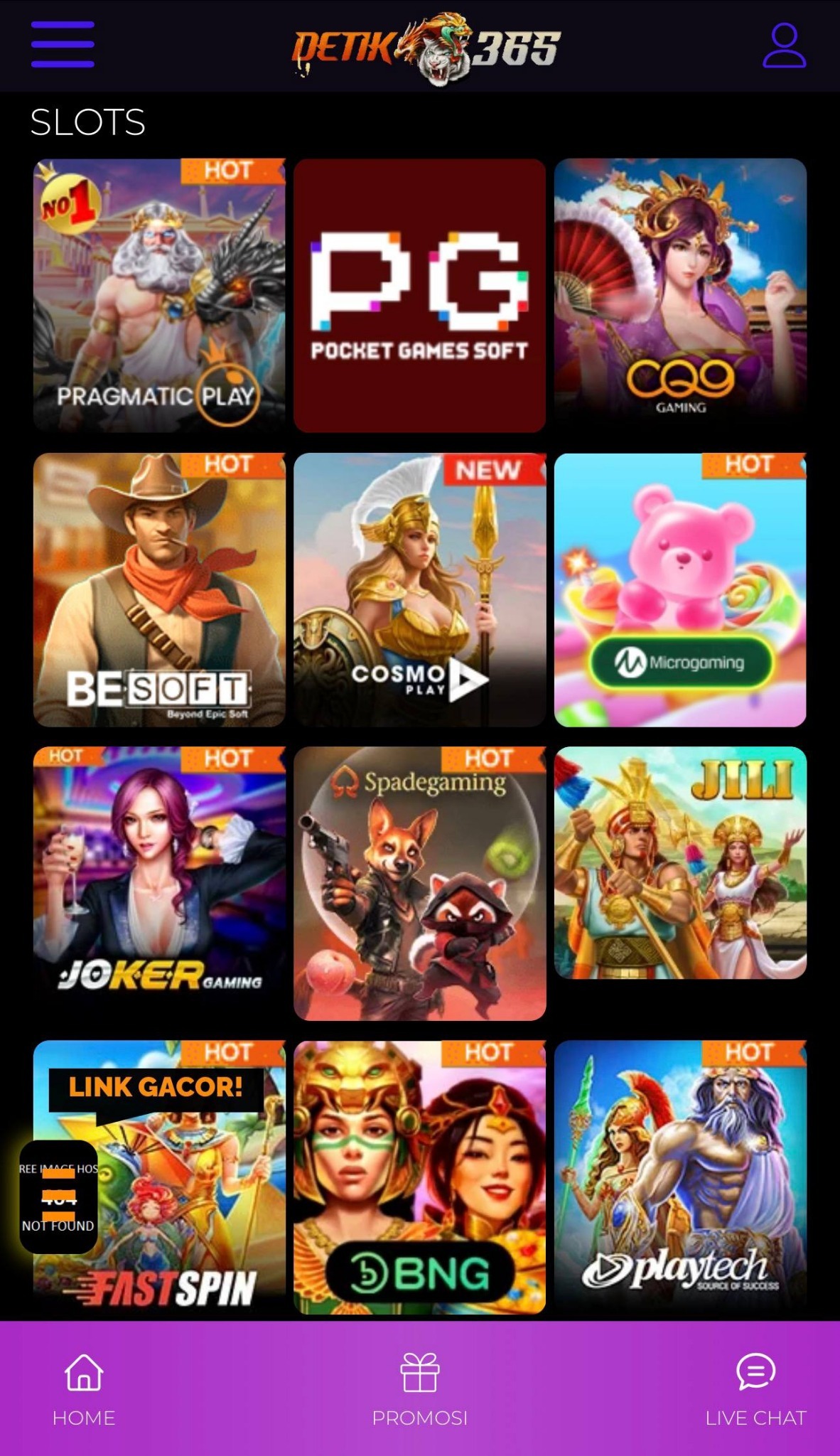 Preview slots DETIK365