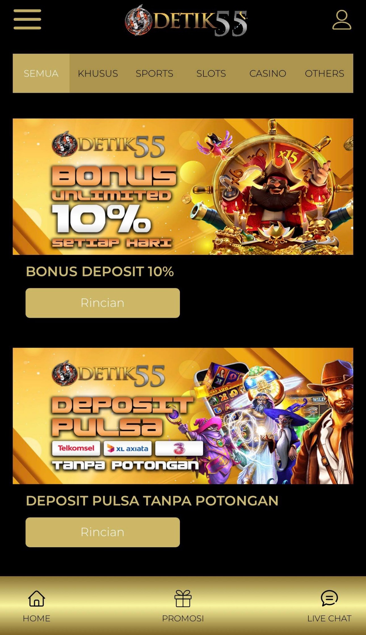 Preview promosi DETIK55