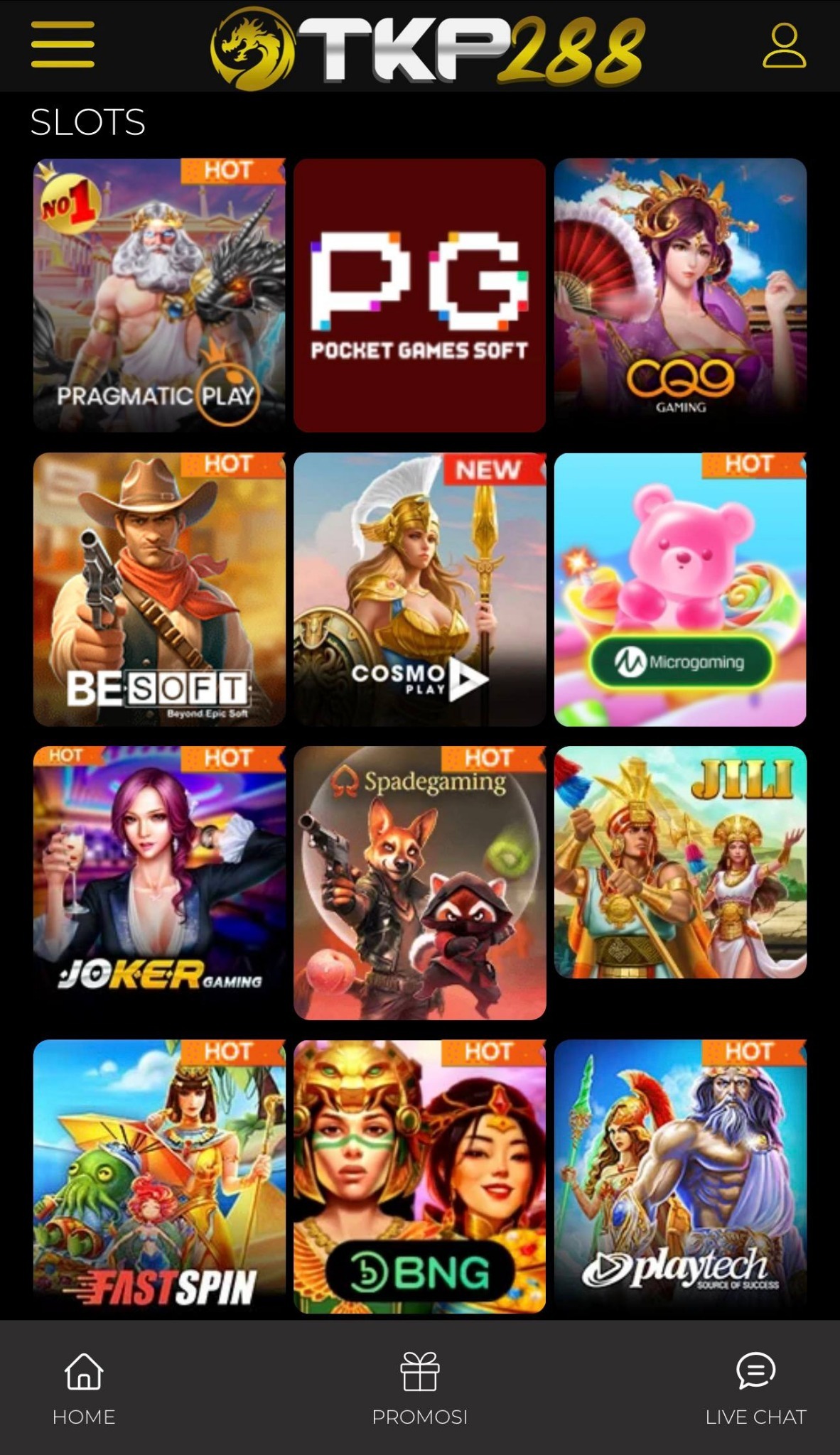 Preview slots TKP288